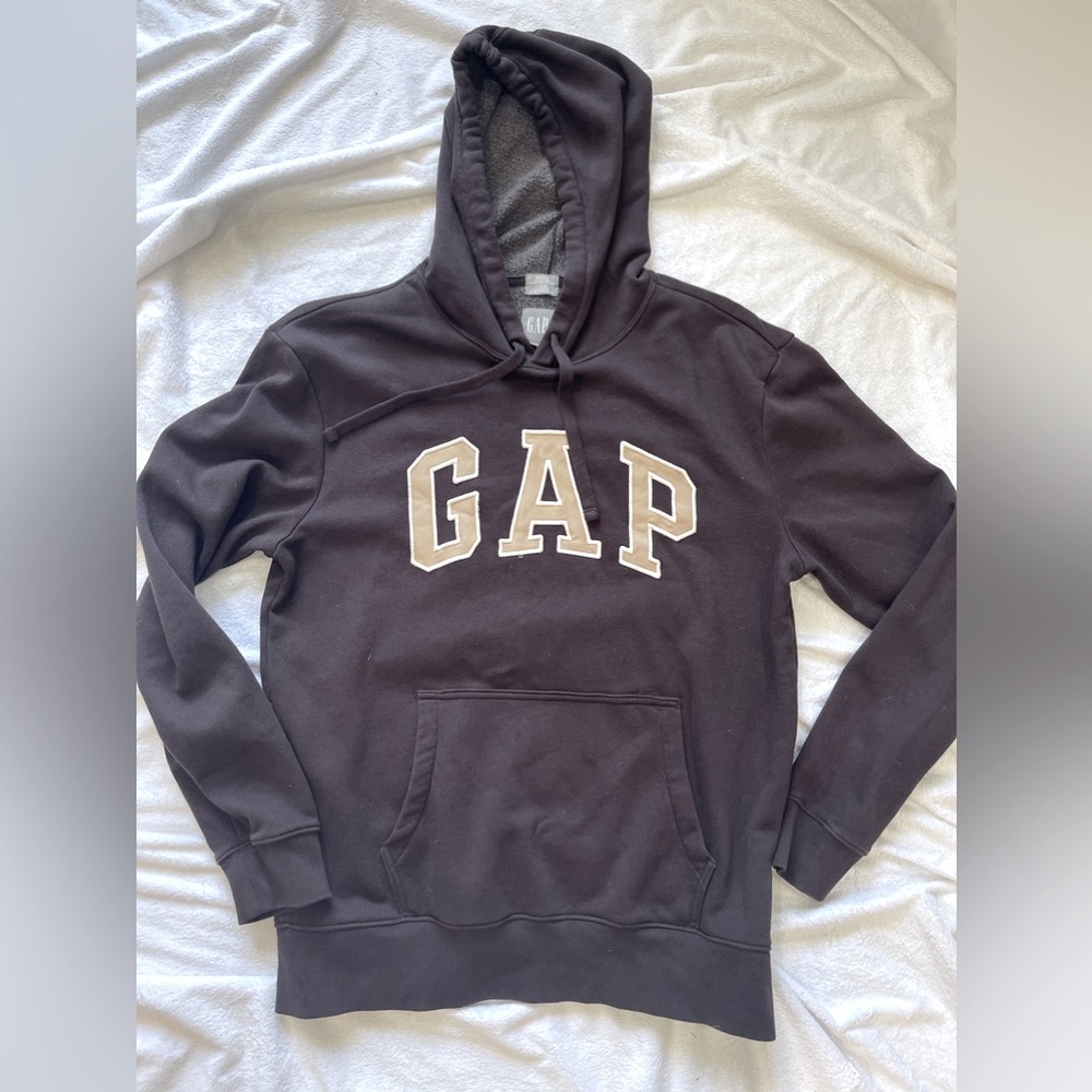 VIRAL Tiktok GAP Brown Hoodie Medium LIKE NEW! RARE FIND